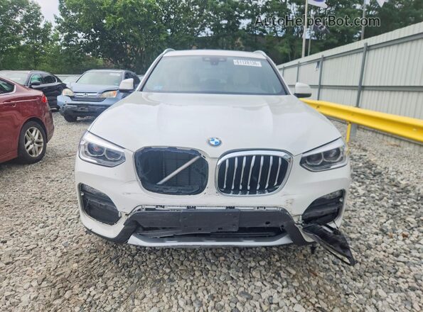 5UXTY5C0XL9D58416 2020 BMW X3 Белый Вид спереди