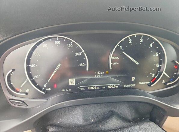 5UXTY5C0XL9D58416 2020 BMW X3 Белый Вид щитка приборов