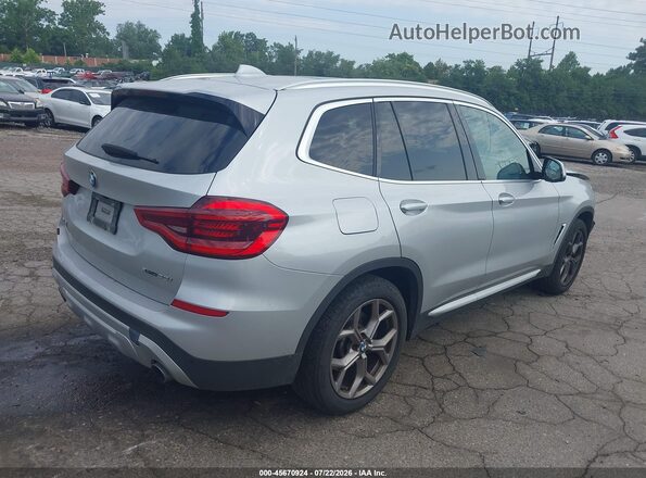 5UXTY5C0XM9E96488 2021 BMW X3 Серебряный Задняя правая четверть