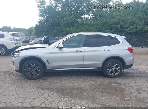 5UXTY5C0XM9E96488 2021 BMW X3 Серебряный Панорамный вид салона 360°