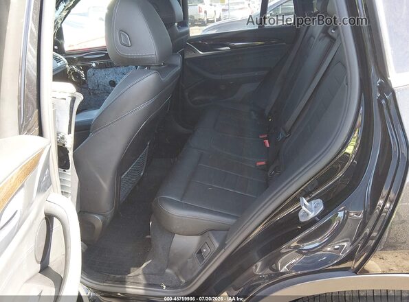 5UXTY5C0XM9F25875 2021 BMW X3 Black VIN sticker view