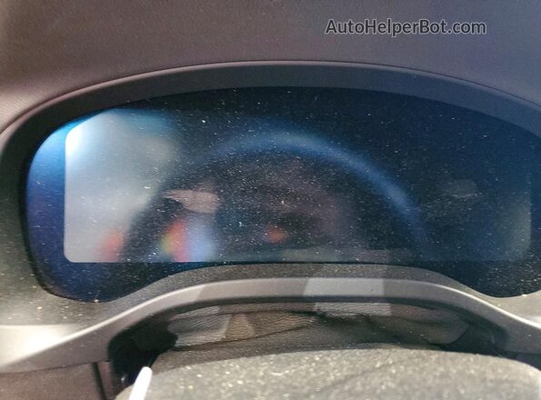 5UXTY9C00L9D35265 2020 BMW X3 Black Вид щитка приладів