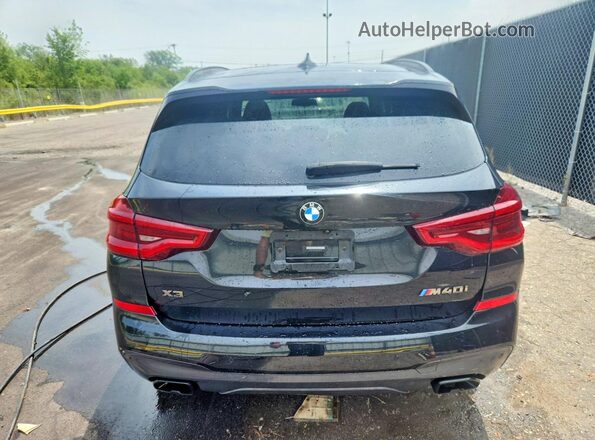 5UXTY9C01M9E65718 2021 BMW X3 Black Vista trasera