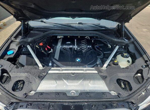 5UXTY9C01M9E65718 2021 BMW X3 Black Vista interior trasera