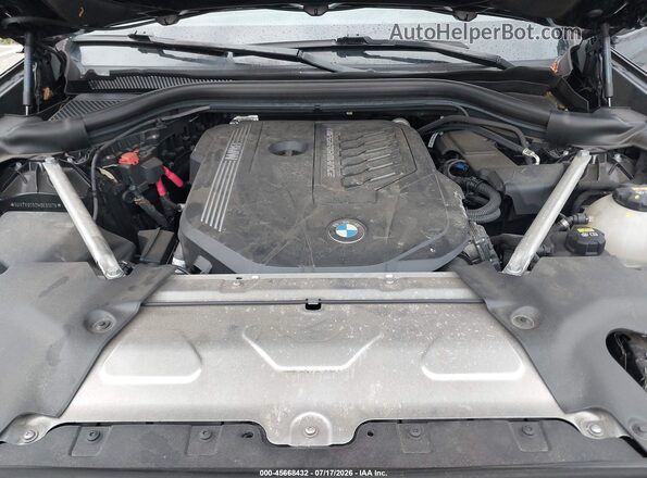 5UXTY9C02M9E91079 2021 BMW X3 Black Widok z tyłu