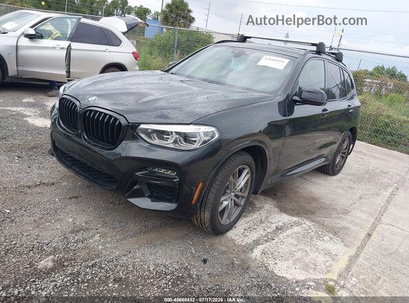5UXTY9C02M9E91079 2021 BMW X3 Black Przód lewy