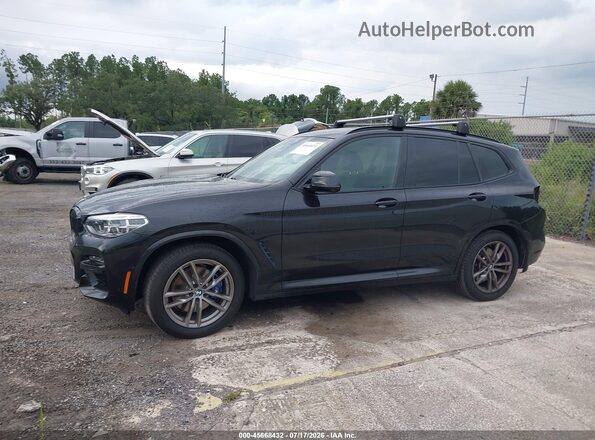 5UXTY9C02M9E91079 2021 BMW X3 Black 