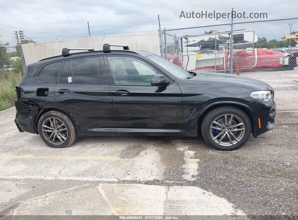 5UXTY9C02M9E91079 2021 BMW X3 Black Widok wnętrza 360 stopni