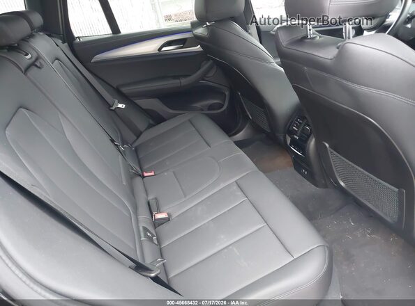 5UXTY9C02M9E91079 2021 BMW X3 Black Widok naklejki z numerem VIN