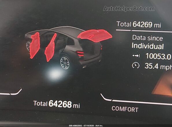 5UXTY9C02M9F13016 2021 BMW X3 Gray 
