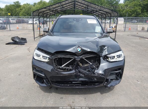 5UXTY9C02M9F13016 2021 BMW X3 Gray Vista del cuadro de instrumentos