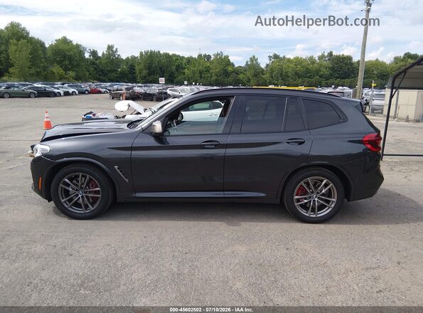 5UXTY9C02M9F13016 2021 BMW X3 Gray Vista interior de 360 grados