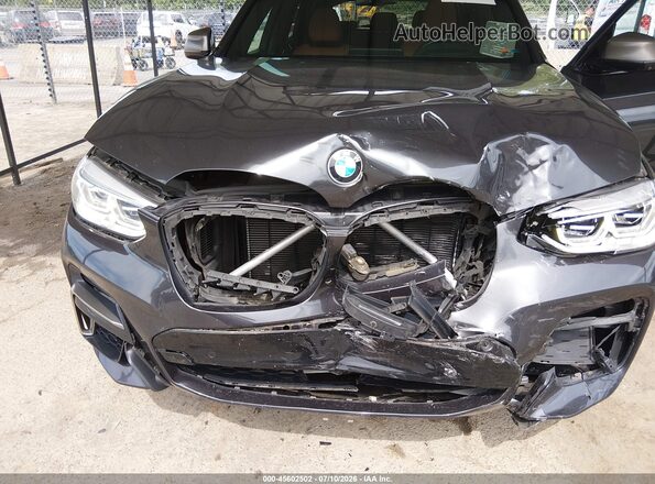 5UXTY9C02M9F13016 2021 BMW X3 Gray Vista frontal