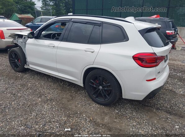 5UXTY9C03M9E20232 2021 BMW X3 White Tył lewy