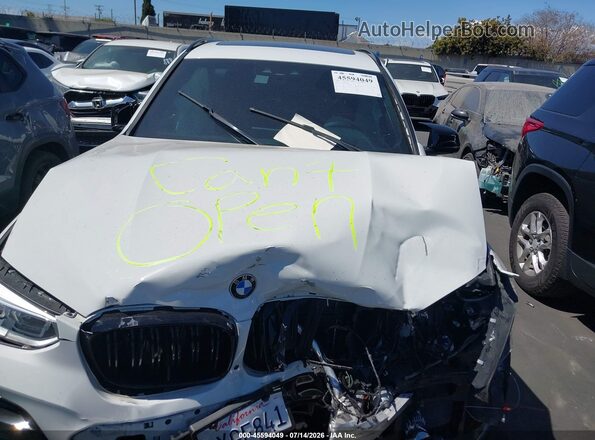 5UXTY9C07L9C12000 2020 BMW X3 White Rear view