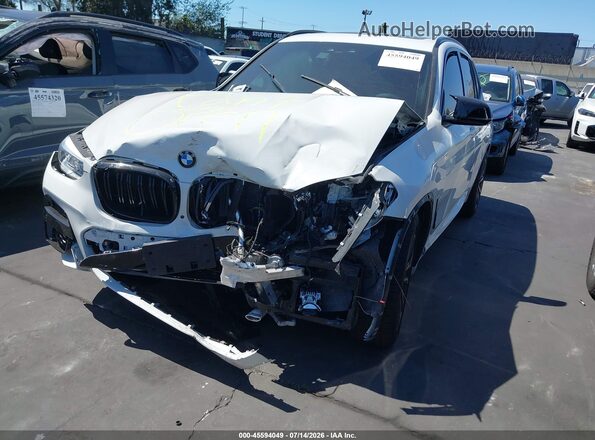 5UXTY9C07L9C12000 2020 BMW X3 White Front view