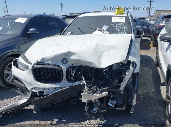 5UXTY9C07L9C12000 2020 BMW X3 White Instrument cluster view