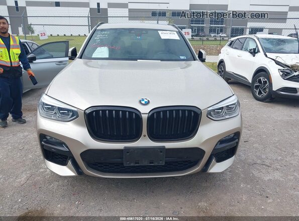 5UXTY9C08M9G95806 2021 BMW X3 Champagne ხელსაწყოთა პანელის ხედი