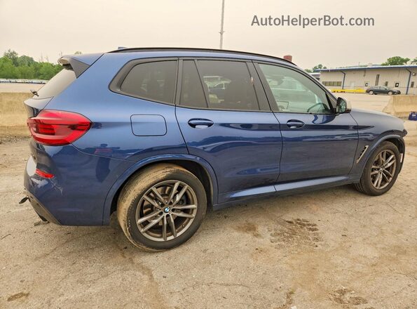 5UXTY9C09L9C18865 2020 BMW X3 Blue უკანა მარჯვენა