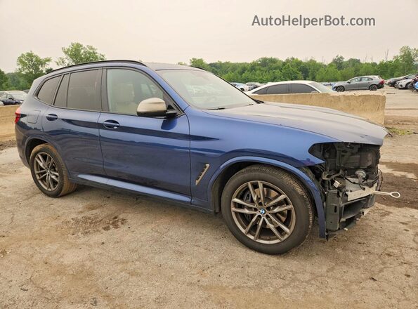5UXTY9C09L9C18865 2020 BMW X3 Blue წინა მარჯვენა