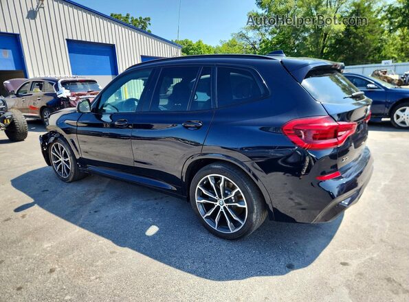5UXTY9C09M9E10174 2021 BMW X3 Black Tył lewy