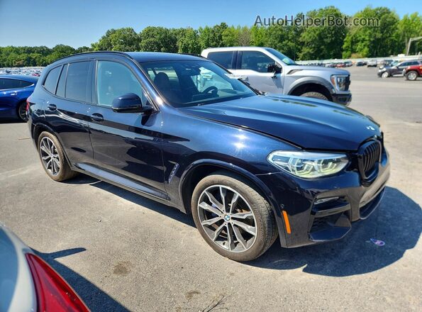 5UXTY9C09M9E10174 2021 BMW X3 Black Przód prawy