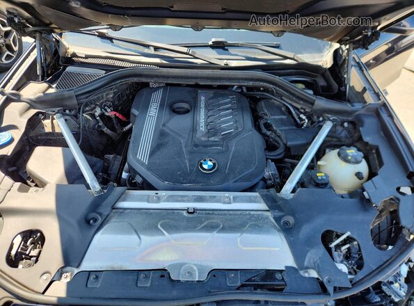 5UXTY9C09M9E10174 2021 BMW X3 Black Widok komory silnika