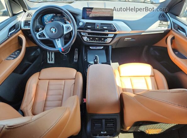5UXTY9C09M9E10174 2021 BMW X3 Black Widok deski rozdzielczej