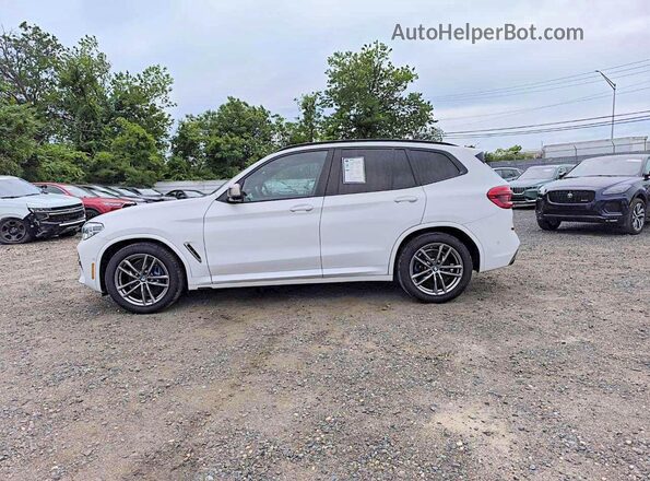 5UXTY9C09M9E10272 2021 BMW X3 White სალონის 360-გრადუსიანი ხედი