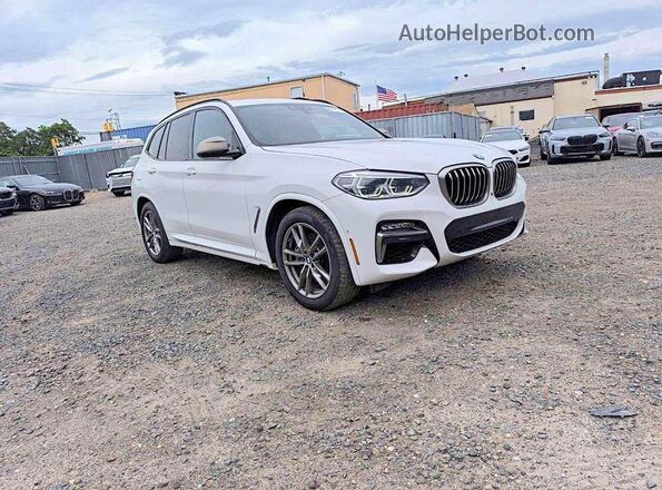 5UXTY9C09M9E10272 2021 BMW X3 White უკანა მარჯვენა