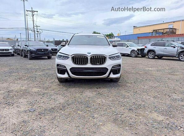 5UXTY9C09M9E10272 2021 BMW X3 White წინა ხედი