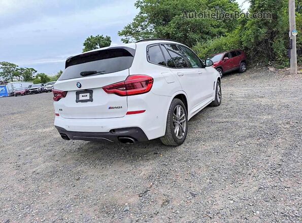 5UXTY9C09M9E10272 2021 BMW X3 White წინა მარჯვენა