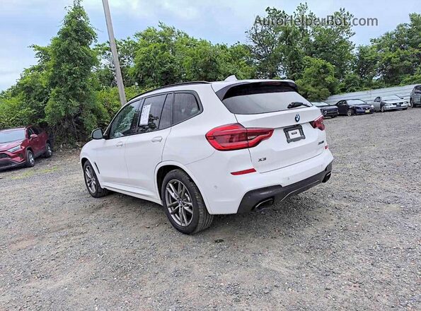 5UXTY9C09M9E10272 2021 BMW X3 White უკანა მარცხენა