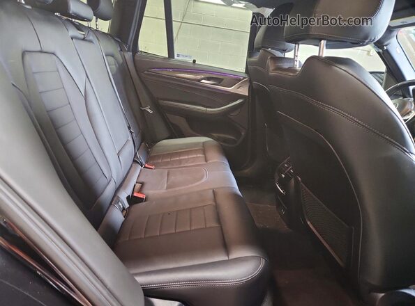 5UXTY9C09M9G18457 2021 BMW X3 Black Սալոնի հետևի տեսք