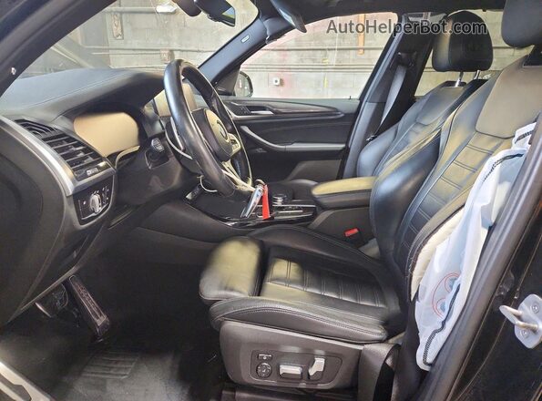 5UXTY9C09M9G18457 2021 BMW X3 Black Սալոնի դիմացի տեսք