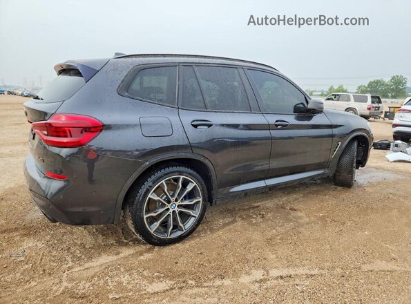 5UXTY9C0XL9C14985 2020 BMW X3 Черный Задняя правая четверть