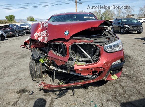 5UXUJ3C56KLG56276 2019 BMW X4 Red წინა ხედი