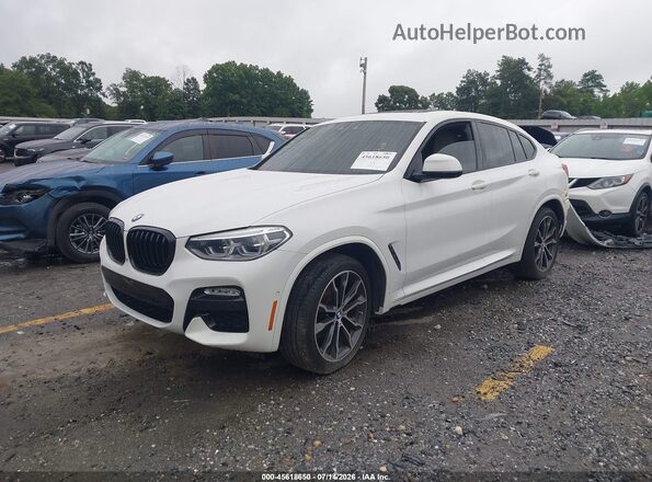 5UXUJ3C57KLG53368 2019 BMW X4 Белый Передняя левая четверть