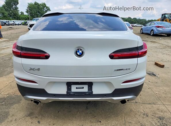 5UXUJ3C57KLG54536 2019 BMW X4 White უკანა ხედი