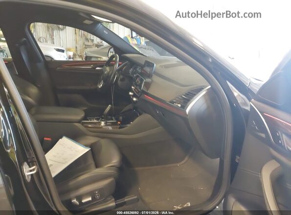 5UXUJ3C58KLG52763 2019 BMW X4 Black Вид салону спереду