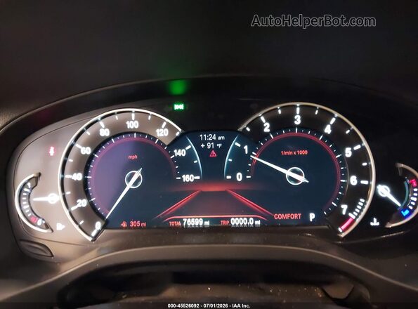 5UXUJ3C58KLG52763 2019 BMW X4 Black Вид задніх сидінь