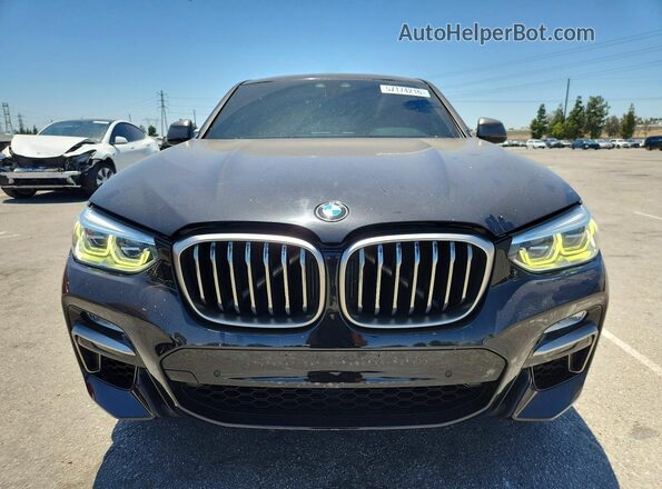 5UXUJ5C50KLJ64402 2019 BMW X4 Черный Вид спереди
