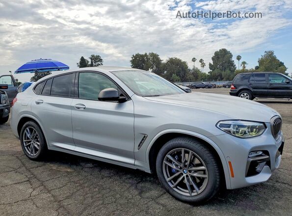 5UXUJ5C52KLJ63767 2019 BMW X4 Silver წინა მარჯვენა
