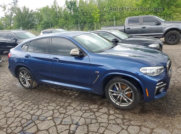 5UXUJ5C58KLJ63868 2019 BMW X4 Blue Przód prawy