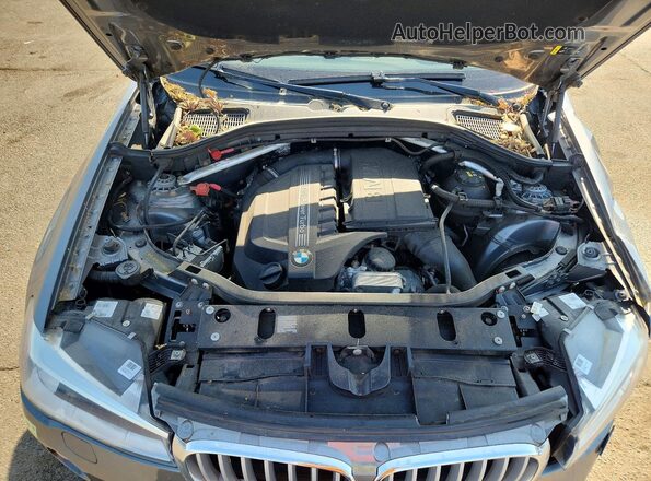 5UXWX7C37H0W39684 2017 BMW X3 Gray Շարժիչի բաժամունքի տեսք