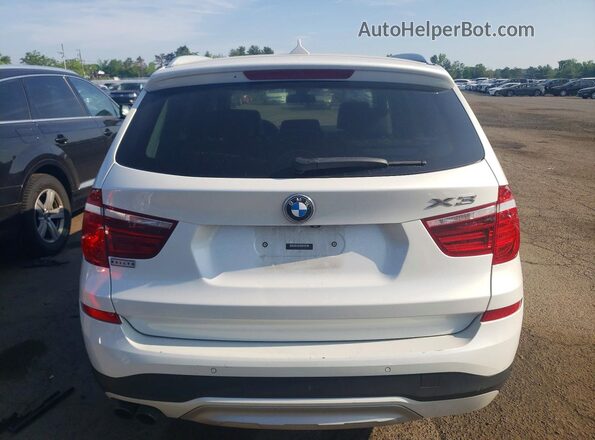 5UXWX7C51H0U41202 2017 BMW X3 Белый Вид сзади