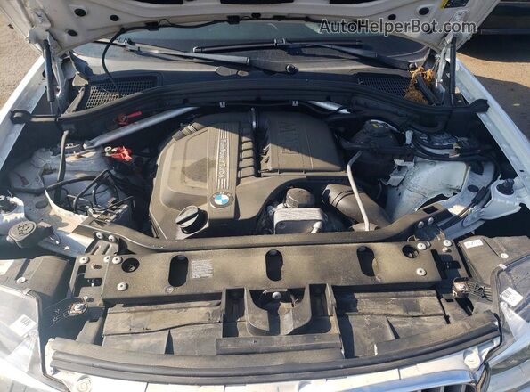5UXWX7C51H0U41202 2017 BMW X3 Белый Вид подкапотного пространства