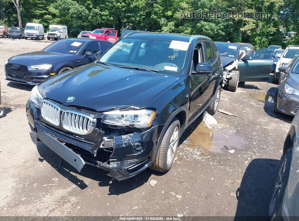 5UXWX7C52G0R18332 2016 BMW X3 Black Front left