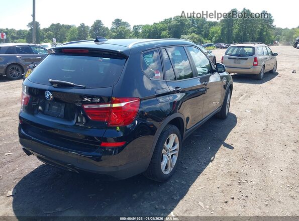 5UXWX7C52G0R18332 2016 BMW X3 Black Rear right