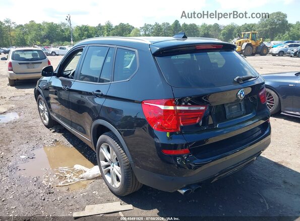 5UXWX7C52G0R18332 2016 BMW X3 Black Rear left